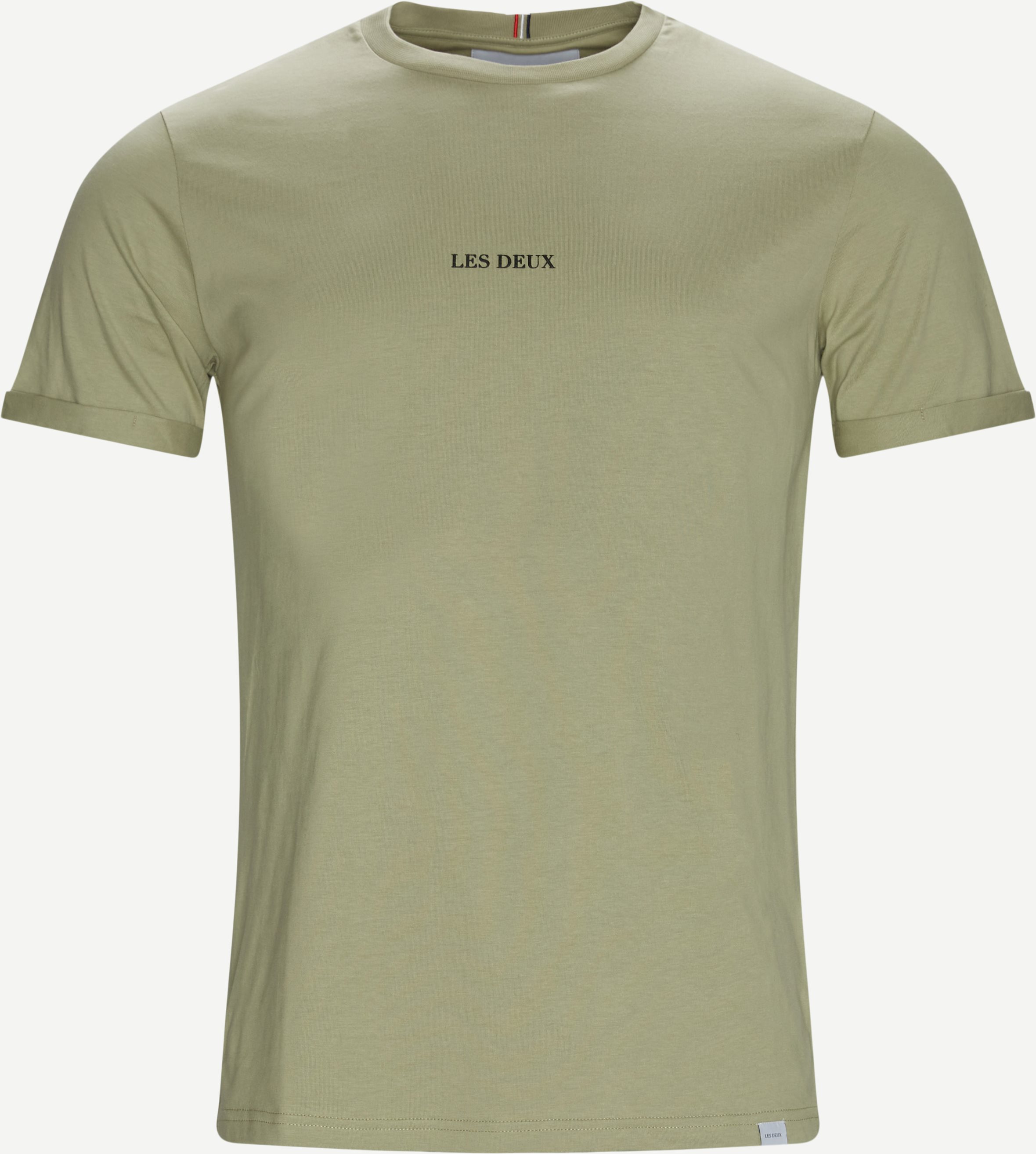 Lens T-shirt - T-shirts - Regular fit - Grøn